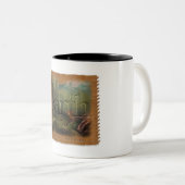 Four Elements - Earth - Coffee Mug Tweekleurige Koffiemok (Voorkant rechts)