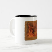 Four Elements - Fire - Coffee Mug Tweekleurige Koffiemok (Voorkant links)
