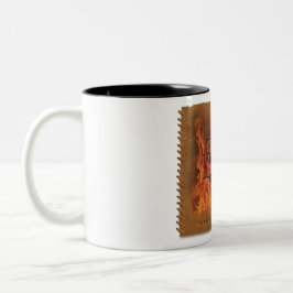Four Elements - Fire - Coffee Mug Tweekleurige Koffiemok
