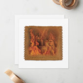 Four Elements - FIRE - Personalized Notecard Notitiekaartje (Voorkant / Achterkant in situ)