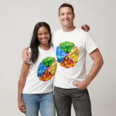 Four Elements T-shirt ontworpen door Oberon Zell (Unisex)