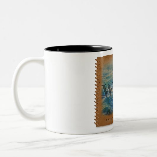 Four Elements - Water - Coffee Mug Tweekleurige Koffiemok (Links)