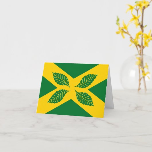 Four Elms flag Kaart (Gele Bloem)