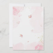 Four Ever A Princess Castle unicorn 4th Birthday Kaart (Achterkant)