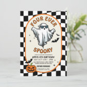 Four Ever beroemd gemaakt door Spooky Ghosts Bats  Kaart (Staand voorkant)