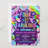 Four Ever Fabulous Glow Spa Make-up 4e verjaardag Kaart (Voorkant)