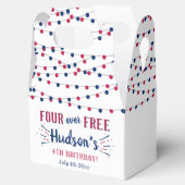 Four Ever Free! 4 juli 4e verjaardagsfeestje Bedankdoosjes (Geopend)
