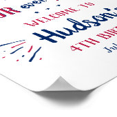 Four Ever Free! 4 juli 4e verjaardagsfeestje Poster (Hoek)