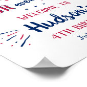 Four Ever Free! 4 juli 4e verjaardagsfeestje Poster (Hoek)