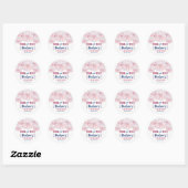 Four Ever Free! 4 juli 4e verjaardagsfeestje Ronde Sticker (Vel)