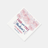 Four Ever Free! 4 juli 4e verjaardagsfeestje Servet (Hoek)