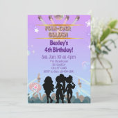 Four-Ever Golden KPOP Birthday  Kaart (Staand voorkant)