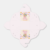 Four Ever Groovy Disco Ball 4e verjaardagsfeestje Bedankdoosjes (Uitgevouwen)