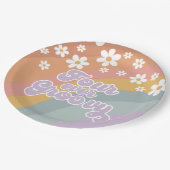 Four Ever Groovy Retro Rainbow Papieren Bordje (Gekanteld)