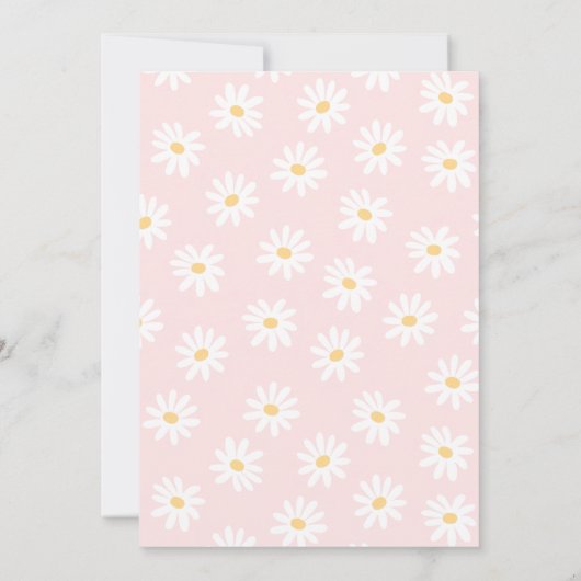 Four Ever Groovy Smile 4th Verjaardag Uitnodiging (Achterkant)