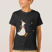 Four Ever Silly Funny Silly Goose 4th Birthday T-shirt (Voorkant)