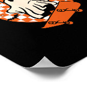 Four Ever Spooky 4e Verjaardag Halloween Skateboar Poster (Hoek)
