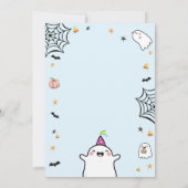 Four Ever Spooky Halloween Jongen 4e Verjaardag Kaart (Achterkant)