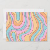 Four Ever Spooky Hippie Halloween 4th Birthday Kaart (Achterkant)