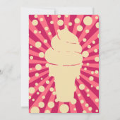 Four Ever Sweet Ice Cream 4e Verjaardagsfeest Kaart (Achterkant)