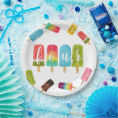 Four Ever Sweet Ice Cream 4e Verjaardagsfeest Papieren Bordje (Feest)