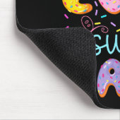 Four Ever Sweet Nana 4th Birthday Girl Donut Lover Muismat (Hoek)