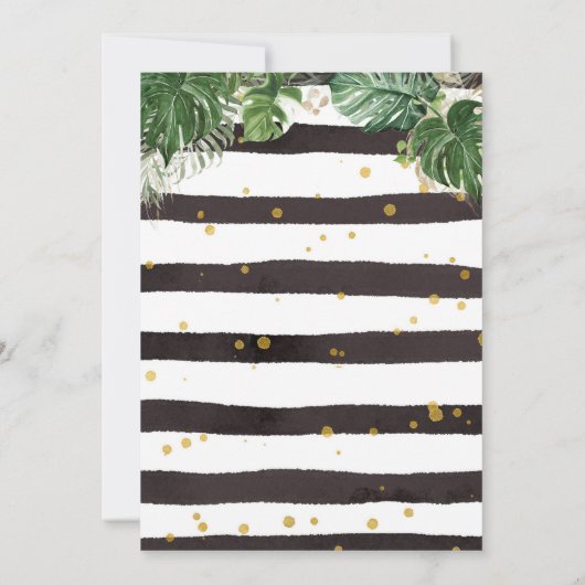 Four Ever Wild Leopard Boy 4th Birthday Kaart (Achterkant)