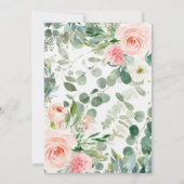 Four Ever Wild Party Animals Girl 4th Birthday Kaart (Achterkant)