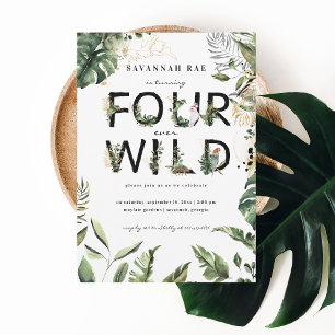Four Ever Wild Tropische Groene Plantage 4e Verjaa Kaart
