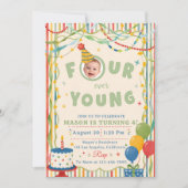 Four Ever Young 4e verjaardag Kaart (Voorkant)