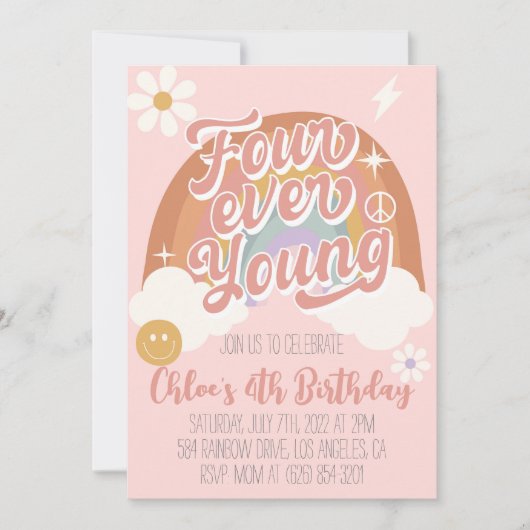 Four Ever Young Rainbow Kaart (Voorkant)