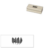 Four Feathers Wood Art Stamp Rubberstempel (Gestempeld)