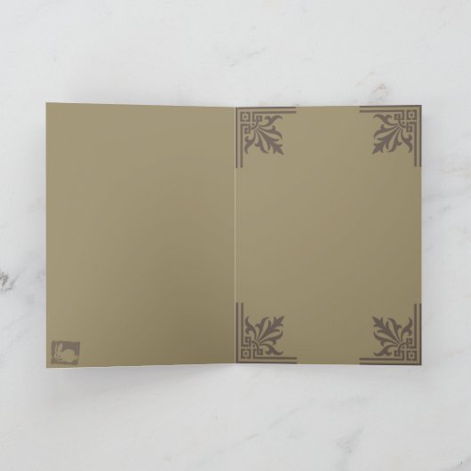 Four Footed Lovers Wenskaart Kaart (Binnen)