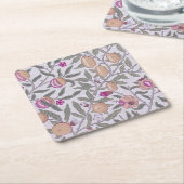 Four Fruit, William Morris Kartonnen Onderzetters (Schuin)