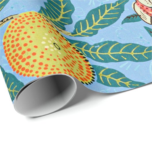 Four Fruits van William Morris Cadeaupapier (Rol Hoek)