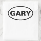 FOUR Gary Indiana Ovale Sticker (Tas)