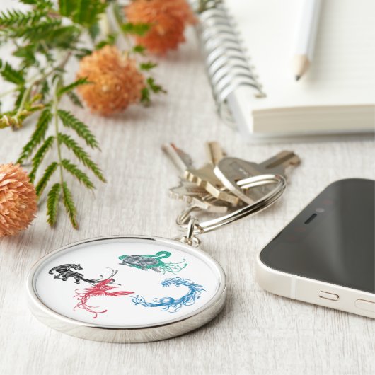 Four Gods Sleutelhanger (Zijkant)