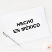FOUR Hecho en Mexico Ovale Sticker (Envelop)