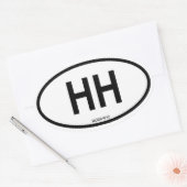 FOUR Hilton Head, South Carolina Ovale Sticker (Envelop)