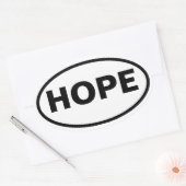 FOUR Hope, Arkansas Ovale Sticker (Envelop)