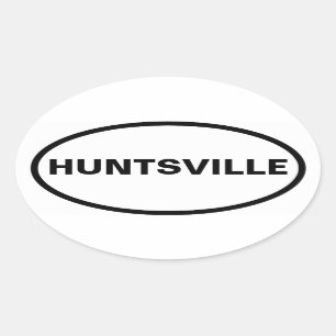FOUR Huntsville Ovale Sticker