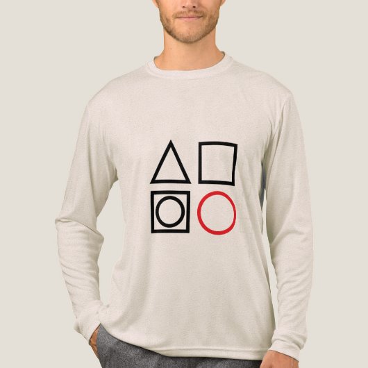 four icon Tri-Blend shirt (Voorkant volledig)