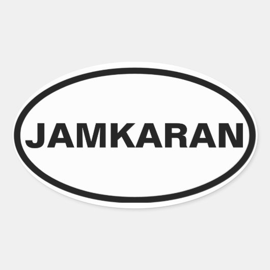 FOUR Jamkaran Ovale Sticker (Voorkant)
