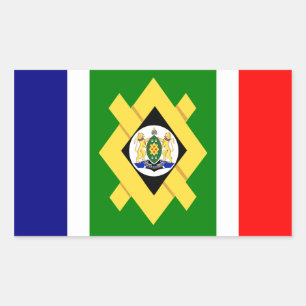 FOUR Johannesburg Flag Rechthoekige Sticker