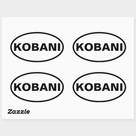 FOUR Kobani Ovale Sticker (Vel)