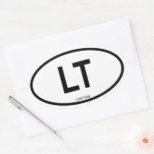 FOUR Lake Tahoe, Nevada Ovale Sticker (Envelop)