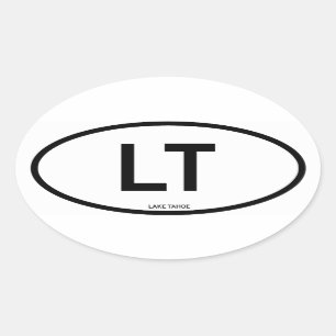 FOUR Lake Tahoe, Nevada Ovale Sticker