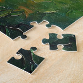 Four Leaf Clover Digitale olieverfschilderij Legpuzzel (Zijkant)
