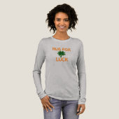 Four Leaf Clover for Luck Tri-Blend Shirt (Voorkant)