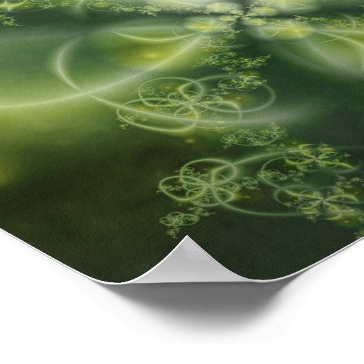 Four-Leaf Clover Fractal Poster (Hoek)